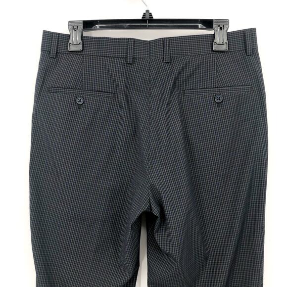 ENGLISH LAUNDRY Mens Dress Pants 31R Grey Blue Check NWOT - Picture 5 of 7